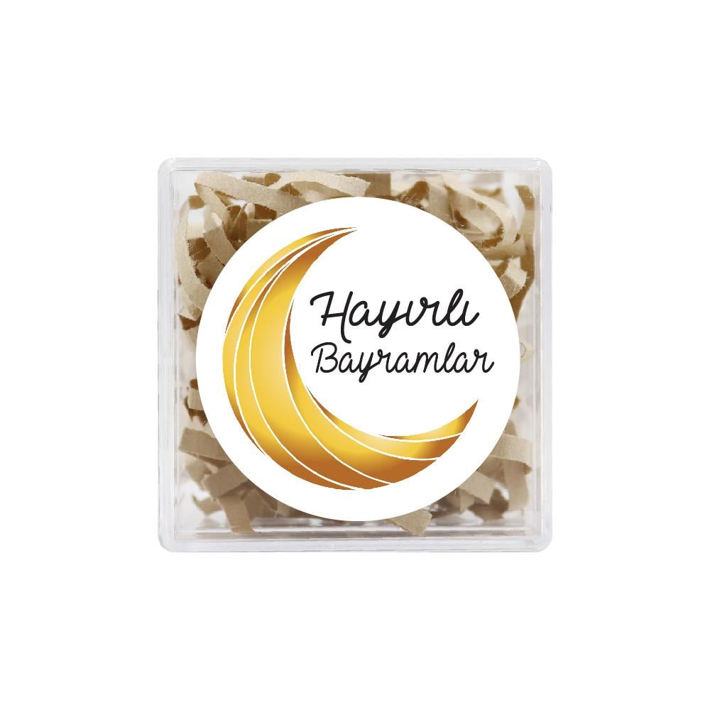 4 CM Hayırlı Bayramlar Baskılı Etiket Model-03
