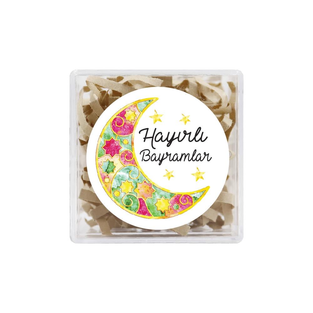4 CM Hayırlı Bayramlar Baskılı Etiket Model-04