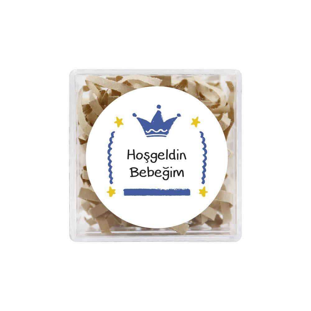 4 CM Hoşgeldin Bebeğim Baskılı Etiket Model-4