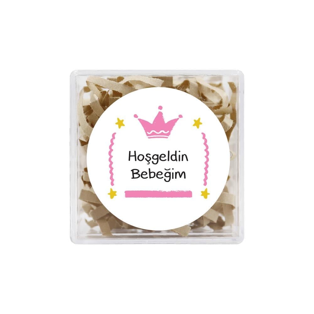 4 CM Hoşgeldin Bebeğim Baskılı Etiket Model-3