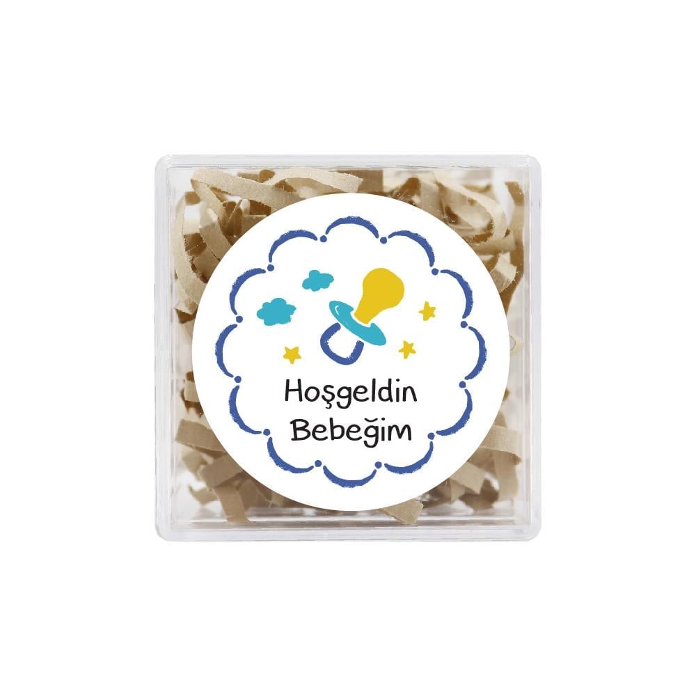 4 CM Hoşgeldin Bebeğim Baskılı Etiket Model-2