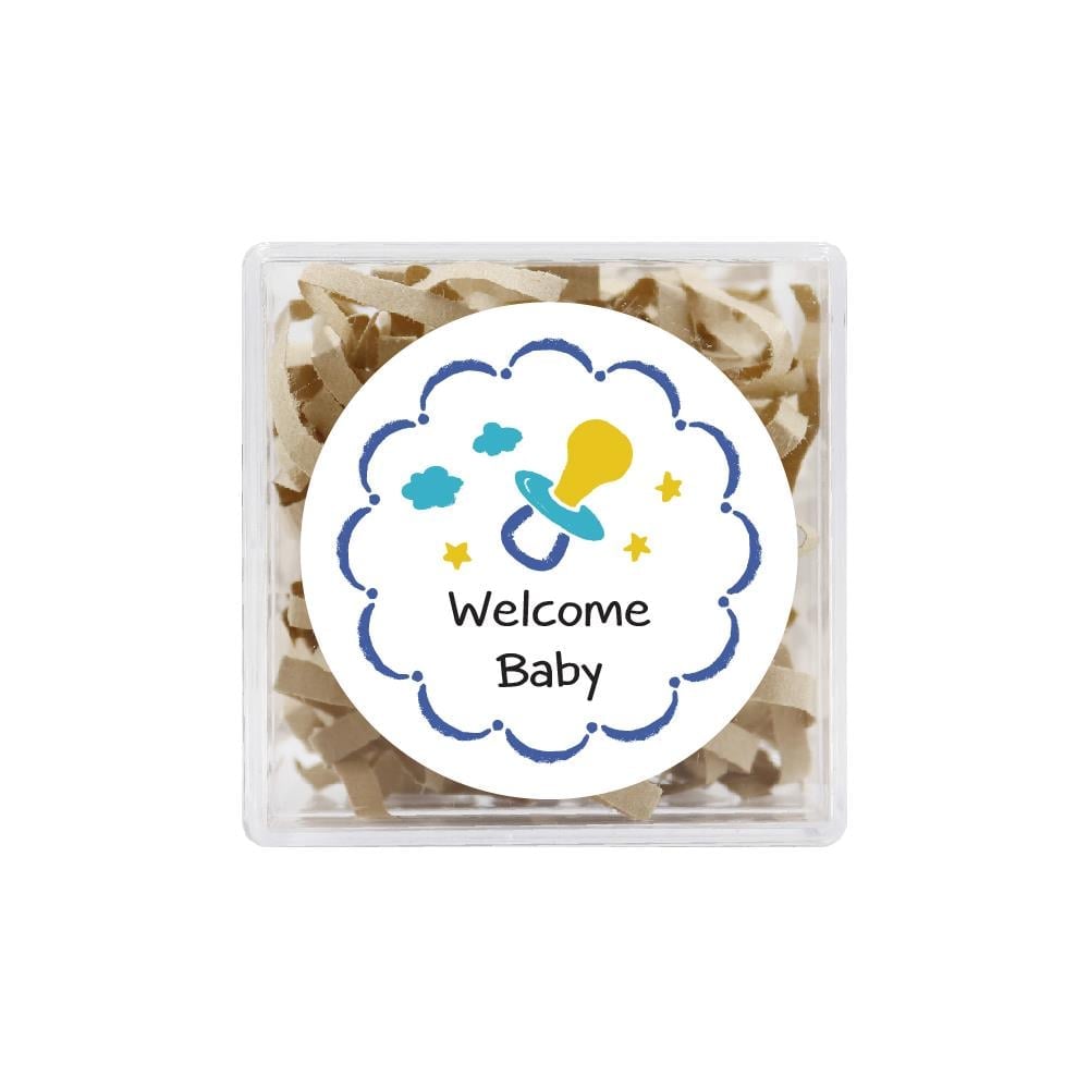 4 CM Welcome Baby Baskılı Etiket Model-1