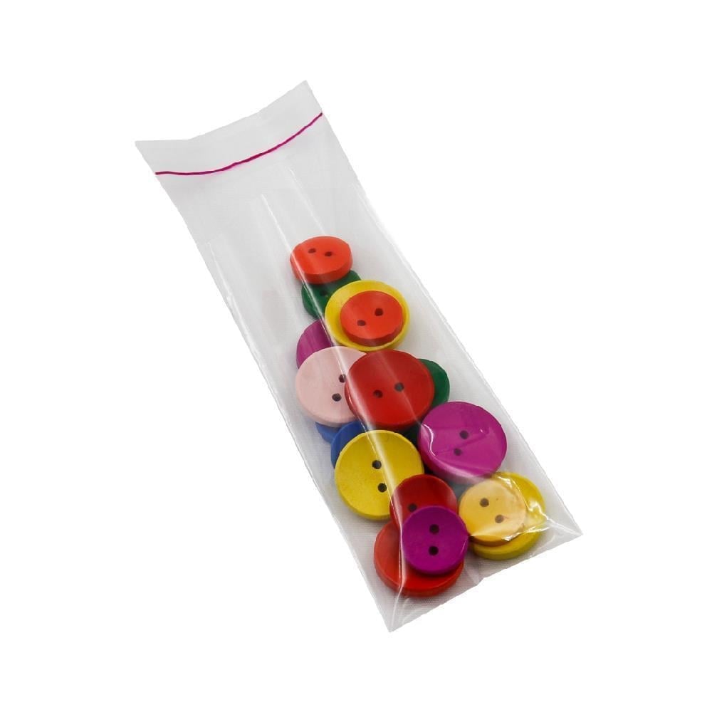 9x20 Şeffaf Bantlı Poşet