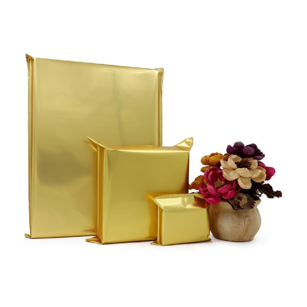 7x9 Gold Lüx Metalize Hediye Paketi