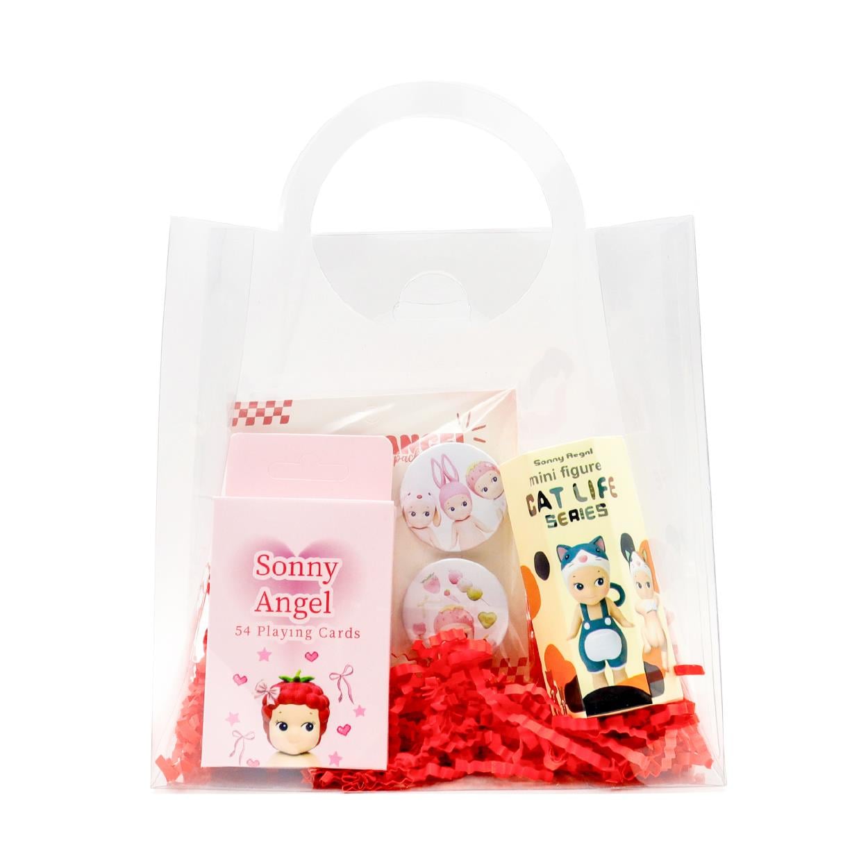 Sonny Angel Hediyelik Set – Sürpriz Figür, İskambil Kağıdı, Rozet