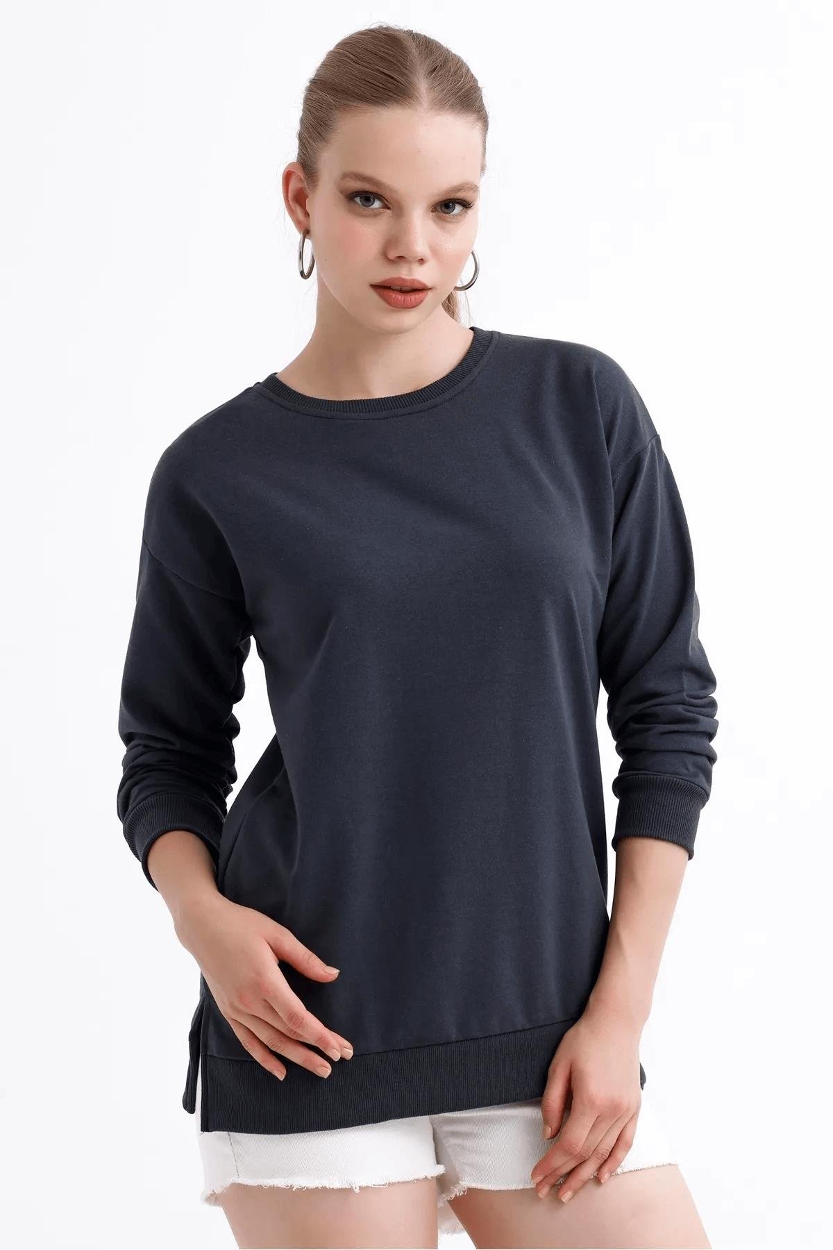 Yan Yırtmaçlı 2 İp Sweat