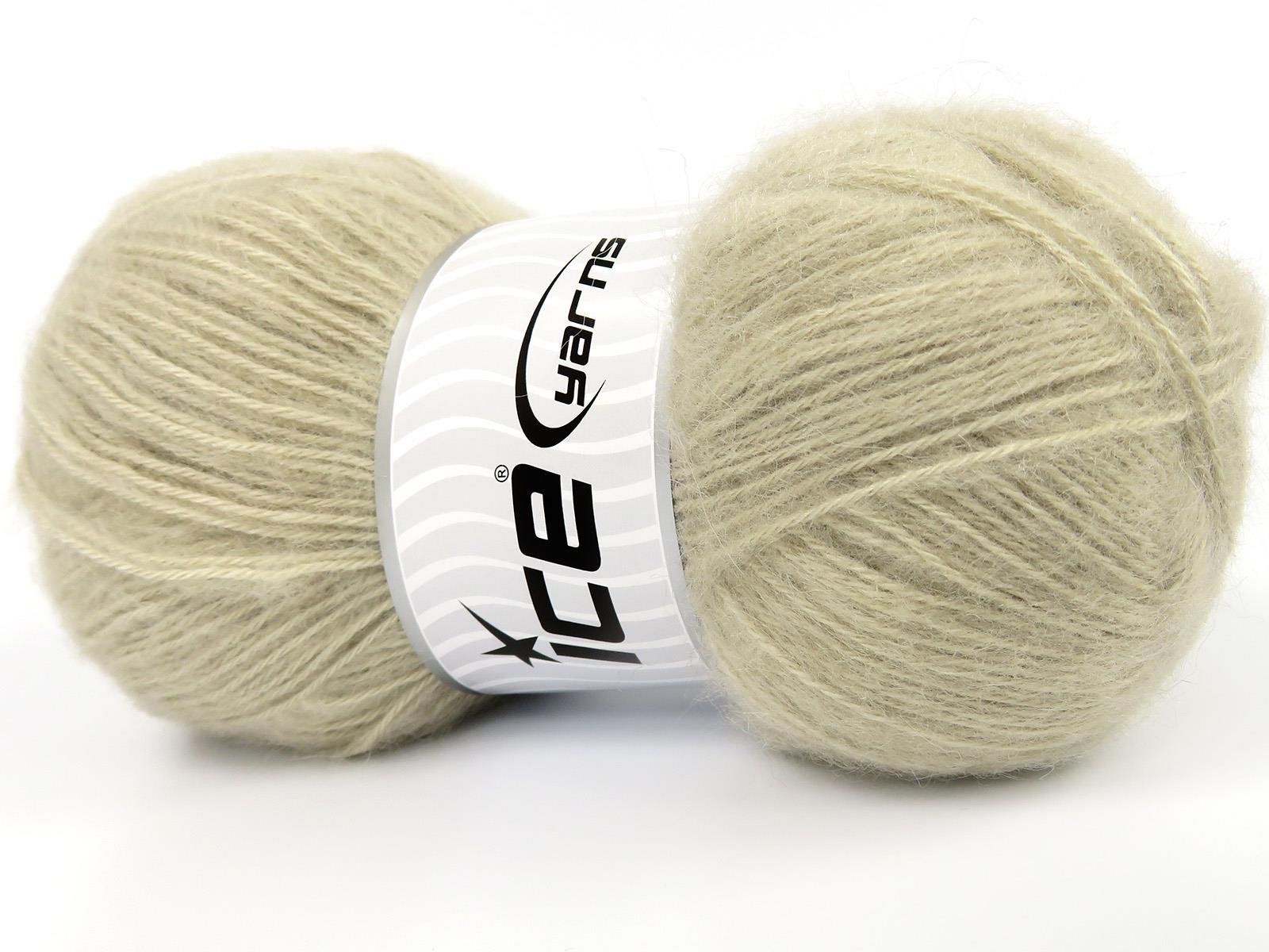 Lot of 4 x 100gr Skeins Ice Yarns ANGORA (10% Mohair 15 Lot of 4 x 100gr Skeins Ice Yarns ANGORA (10% Mohair 15