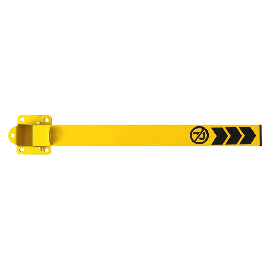 60 cm Lockable Parking Post – Padlock Barrier for Private Lots