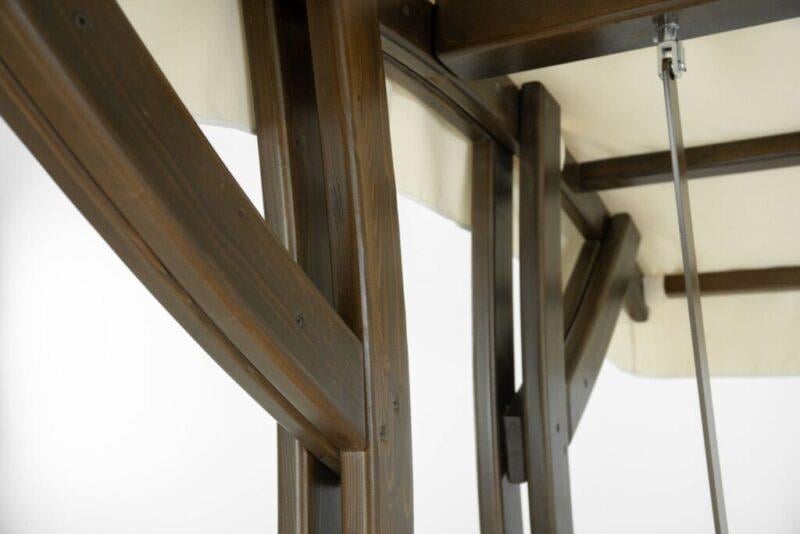 Wooden Garden Swing – Akasya Model