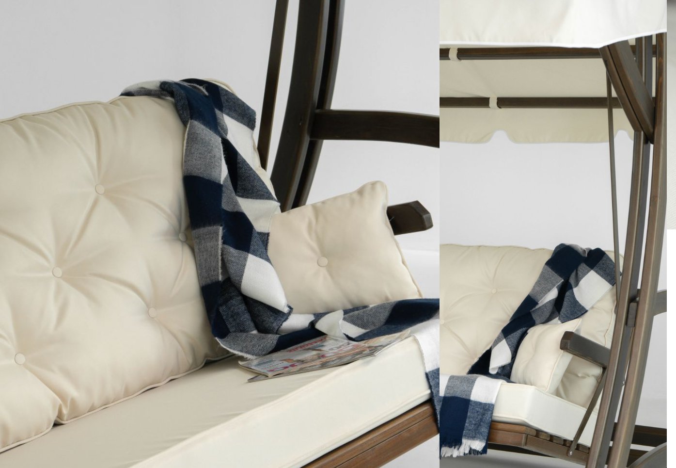 Wooden Garden Swing – Akasya Model