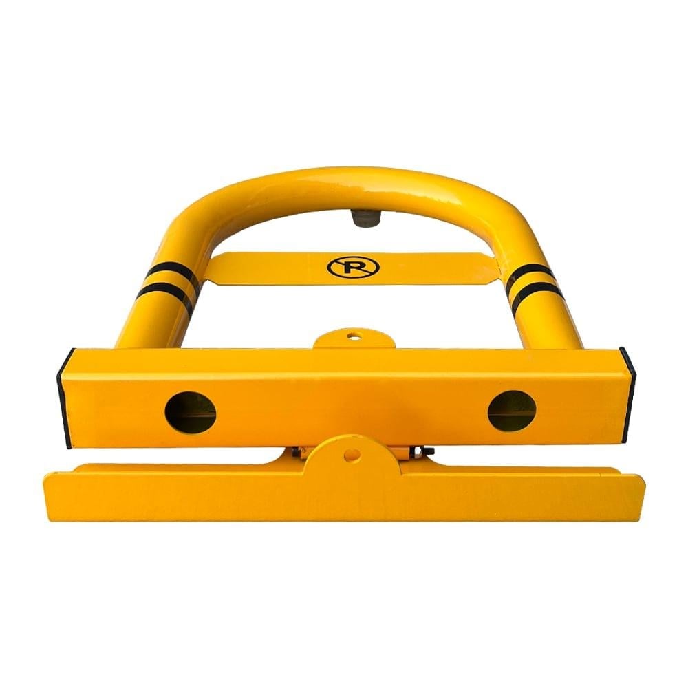 Foldable U-Type Parking Barrier with Padlock Slot – Lock Not Included