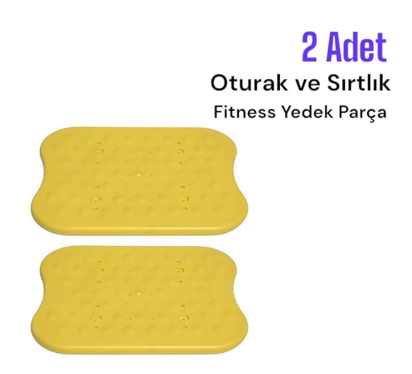 Diamond Pattern Outdoor Seat and Backrest Set – Fitness Equipment Spare Part (2 Pieces)