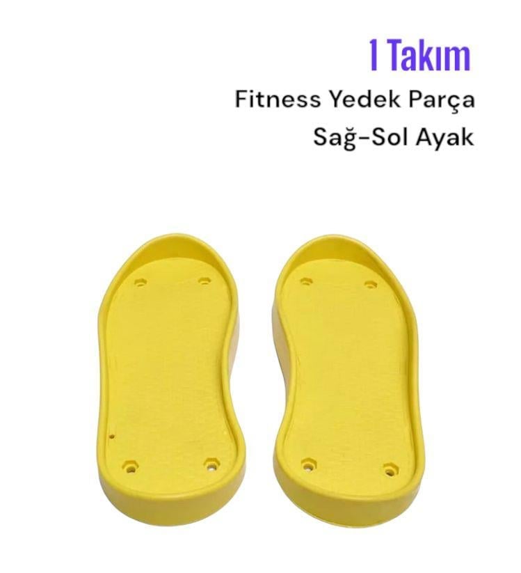 Wicker Pattern Right & Left Footrest – Outdoor Fitness Equipment Spare Parts (Set of 2)