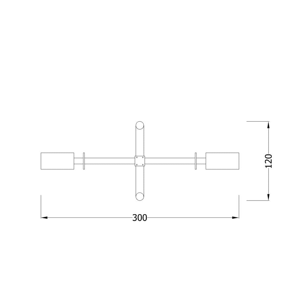 Two-Seater Metal Seesaw – Classic Park Model