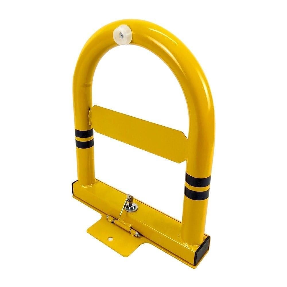 Foldable U-Type Parking Barrier with Built-in Lock 