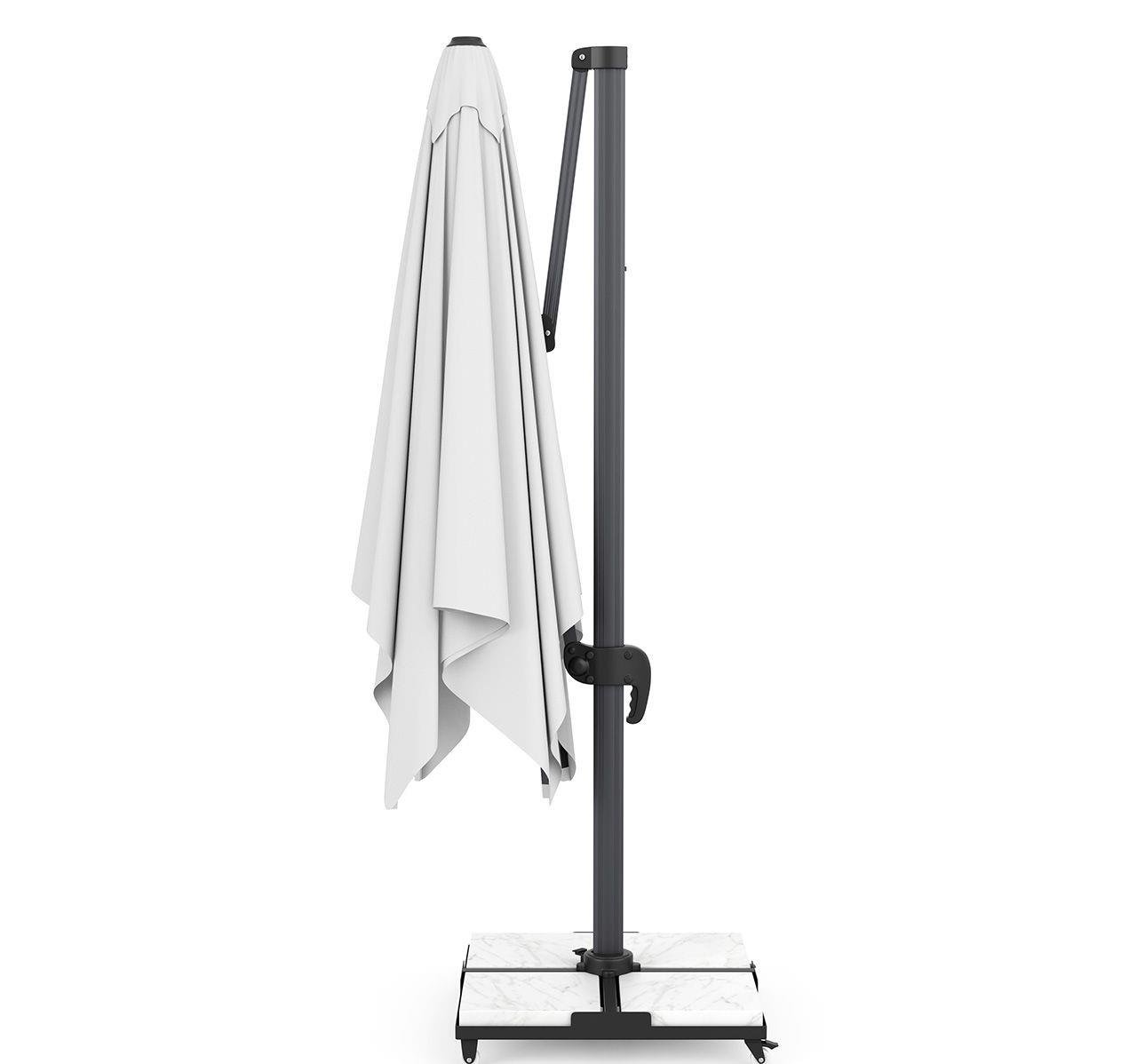 Crank and Easy-Push Umbrella – 300x300 cm Square Design