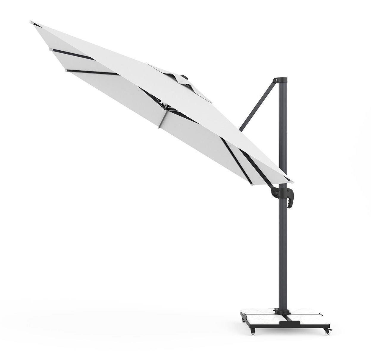 Crank and Easy-Push Umbrella – 300x300 cm Square Design