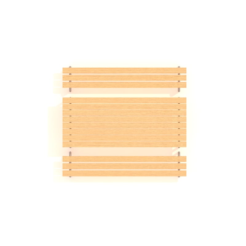 Piknik Masası 145 cm, Bağımsız Oturma Bankları