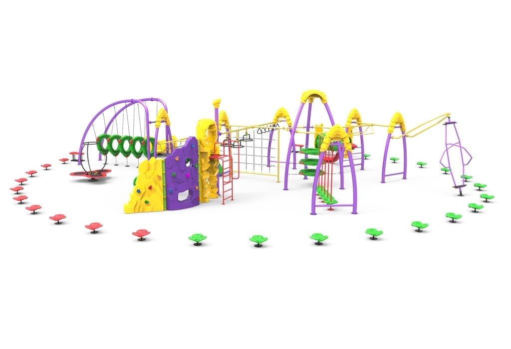 Survivor Series Playground Course – 10x8m | Outdoor Activity Park