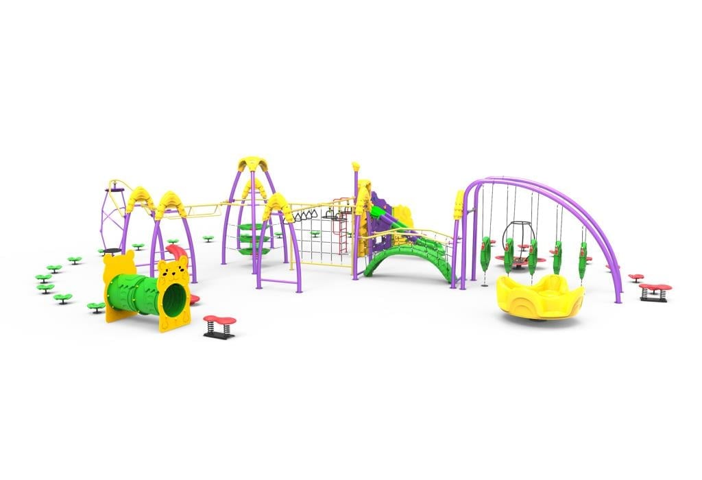 Survivor Series Playground Course – 10x8m | Outdoor Activity Park