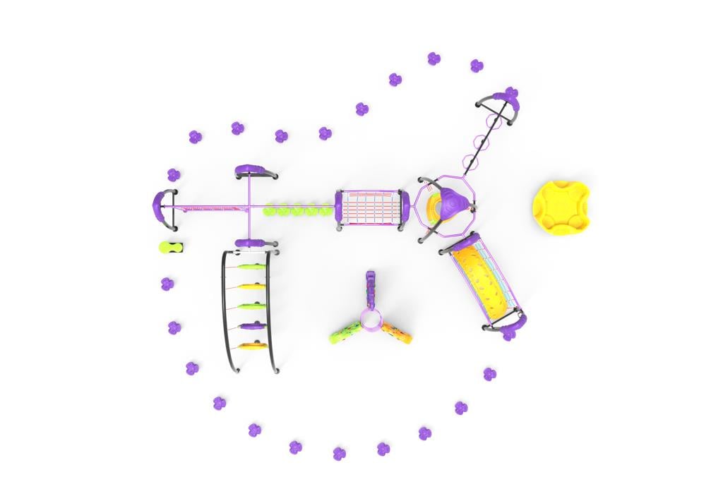 Survivor Series Obstacle Playground – 10x8m | Outdoor Activity Track for Kids