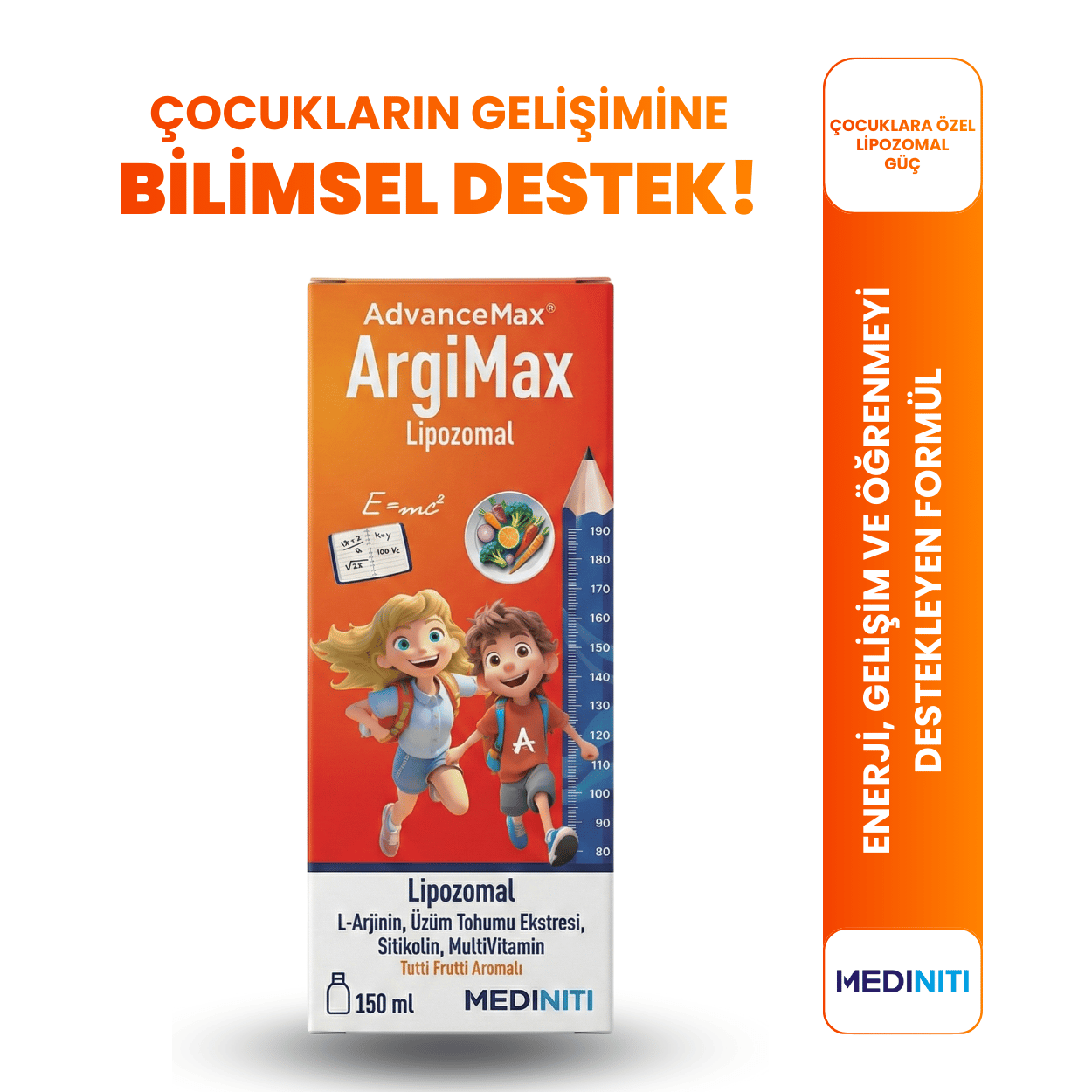 Advancemax Argimax Lipozomal Şurup 150 ml Fiyatları - Modern Eczane