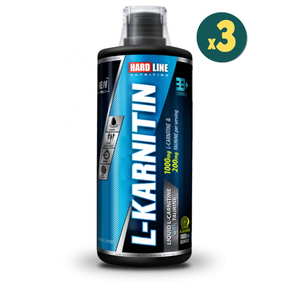 Hardline Nutrition L-Carnitine Sıvı 1000 ml 3 Adet Fiyatları