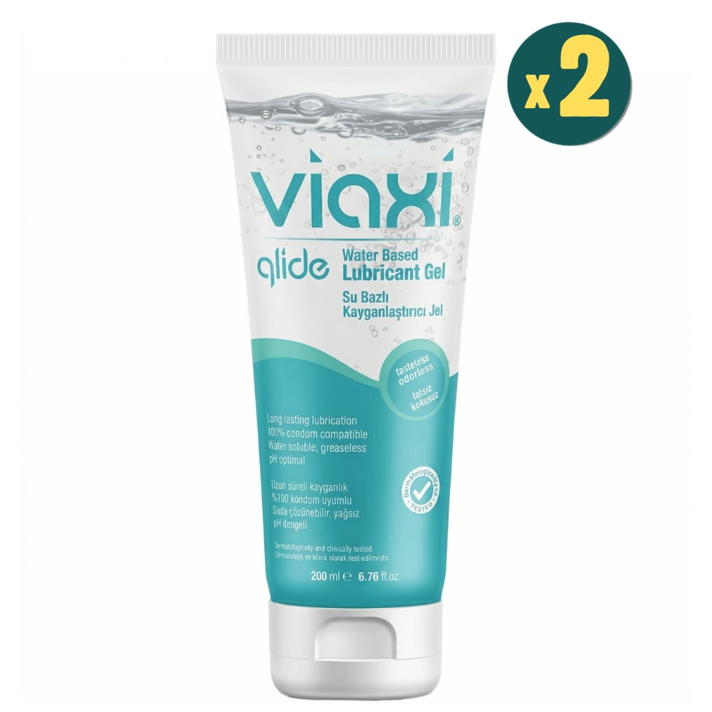 Viaxi Glide Kayganlaştırıcı Jel Sade 200 ml 2 Adet Fiyatları