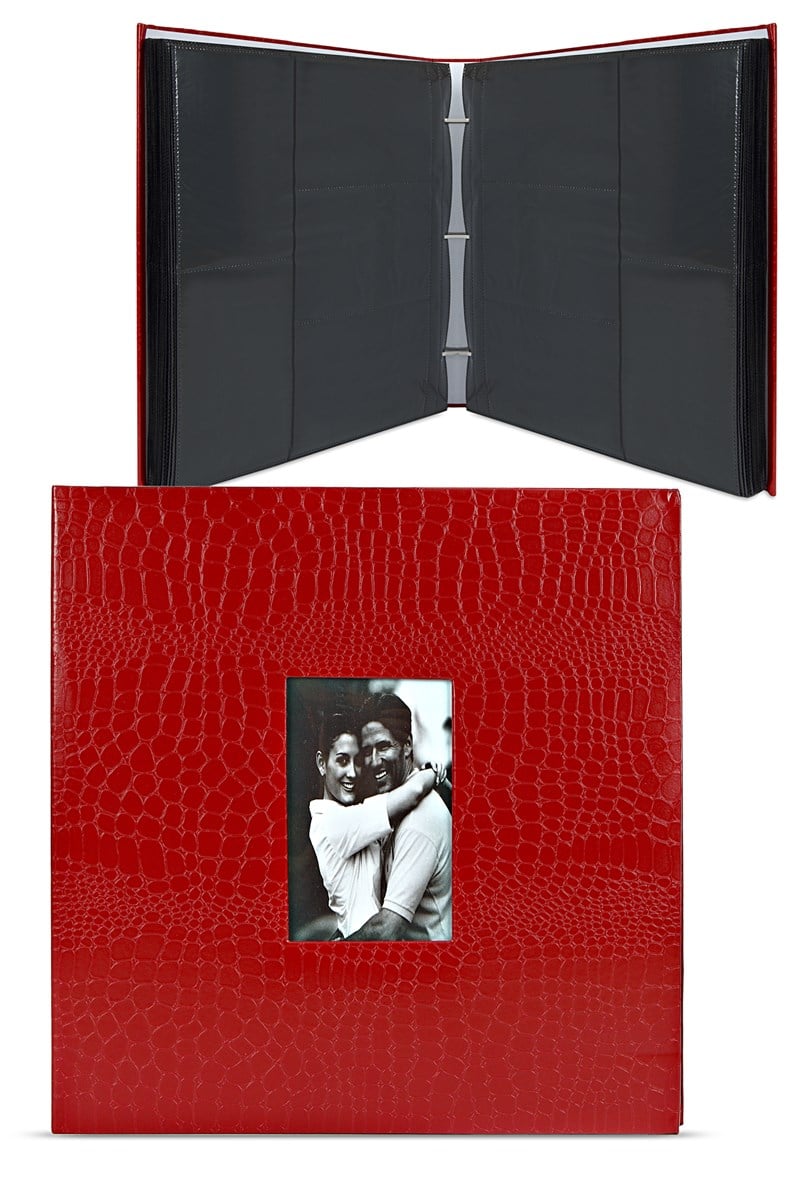 Kırmızı Deri Fotoğraf Albümü (10x15-15x21cm karışık) 46500