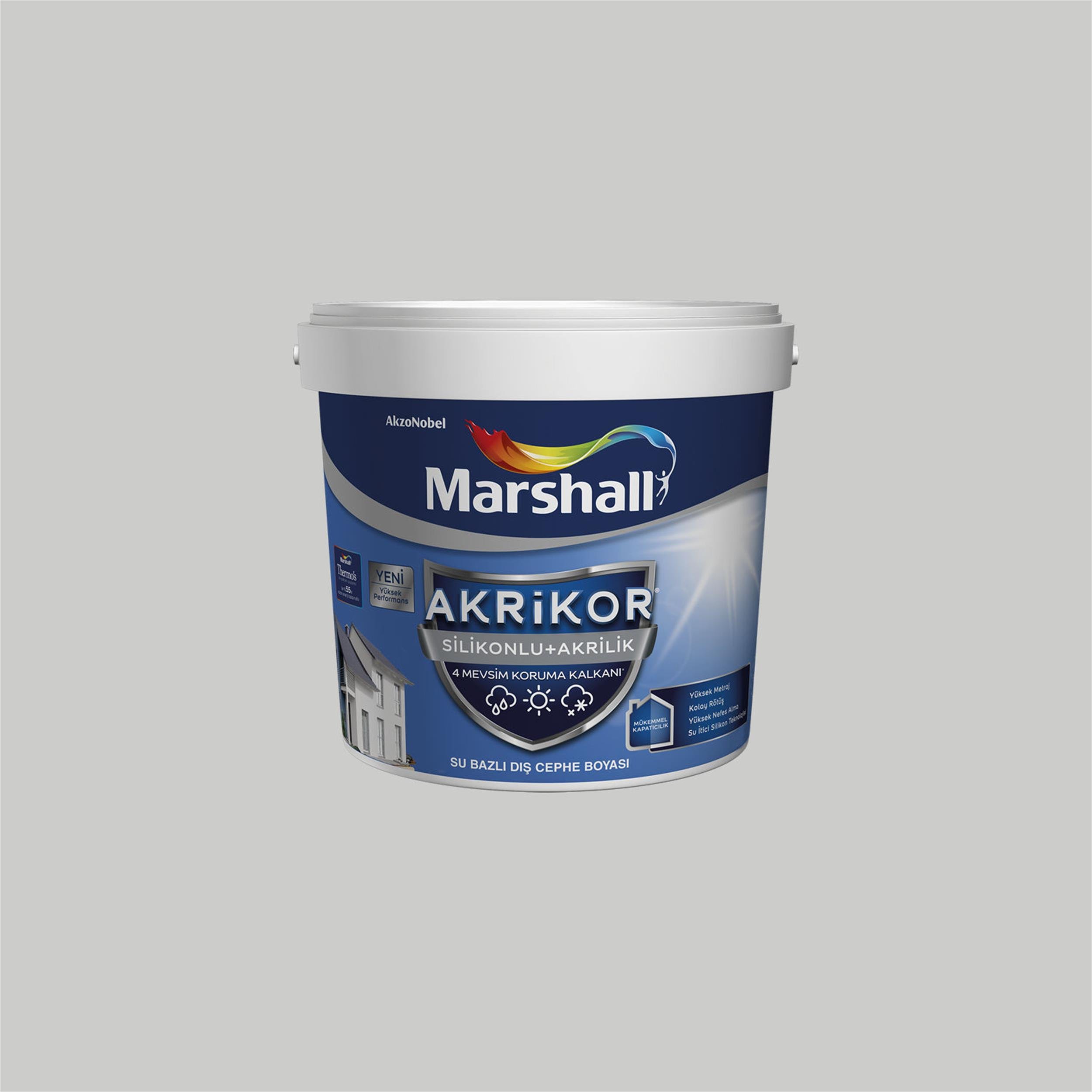 Marshall Gelin Teli 7,5 Litre Akrikor Silikonlu+Akrilik Su Bazlı Dış Cephe  Boyası (MARSHALL.5271088) | Afeks Yapı Market