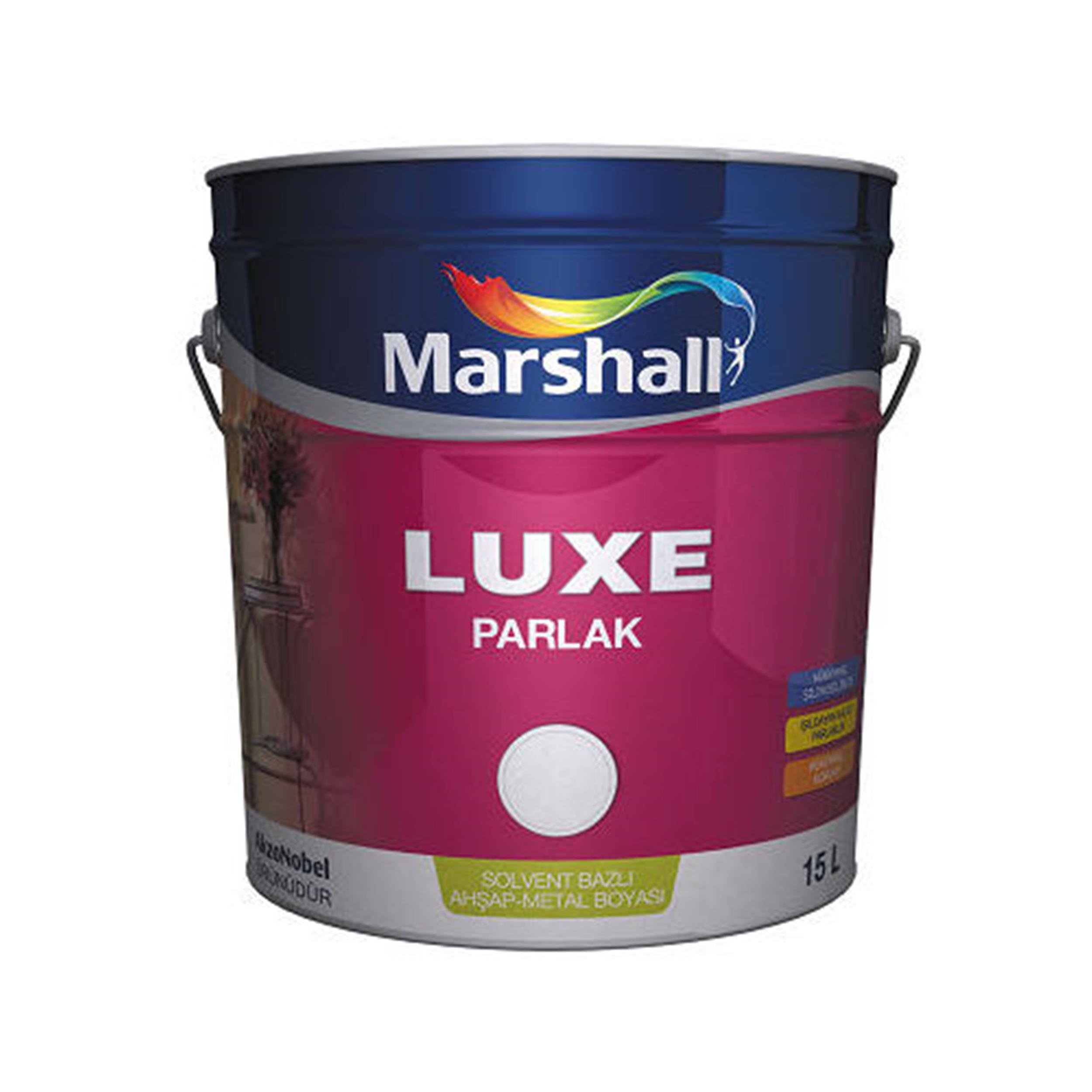 Marshall Siyah 2,5 Litre Luxe Parlak Sentetik Yağlı Metal Boyası  (MARSHALL.5598931) | Afeks Yapı Market