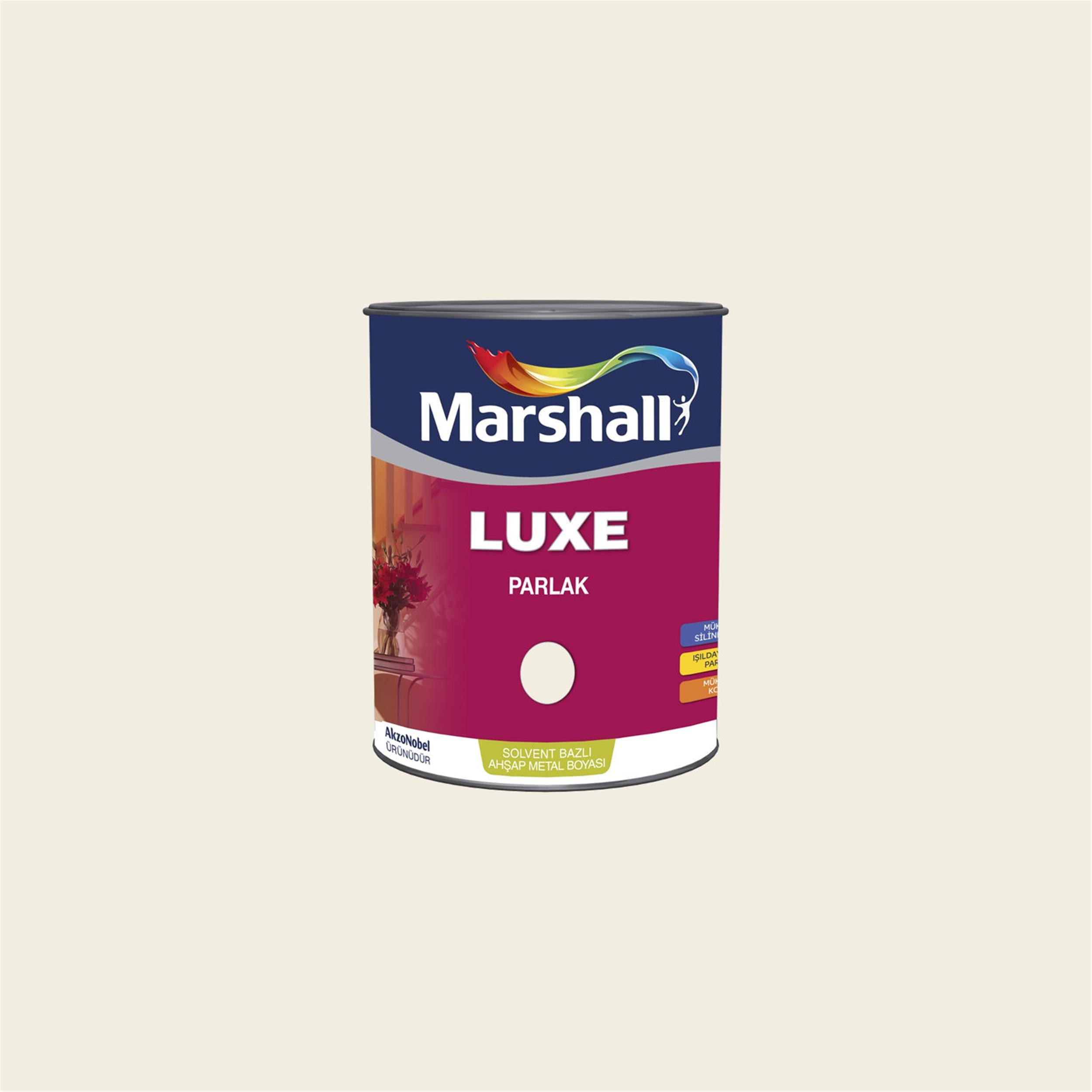 Marshall Damla Sakızı 7,5 Litre Luxe Parlak Solvent Bazlı Ahşap ve Metal  Boyası (MARSHALL.5598945) | Afeks Yapı Market