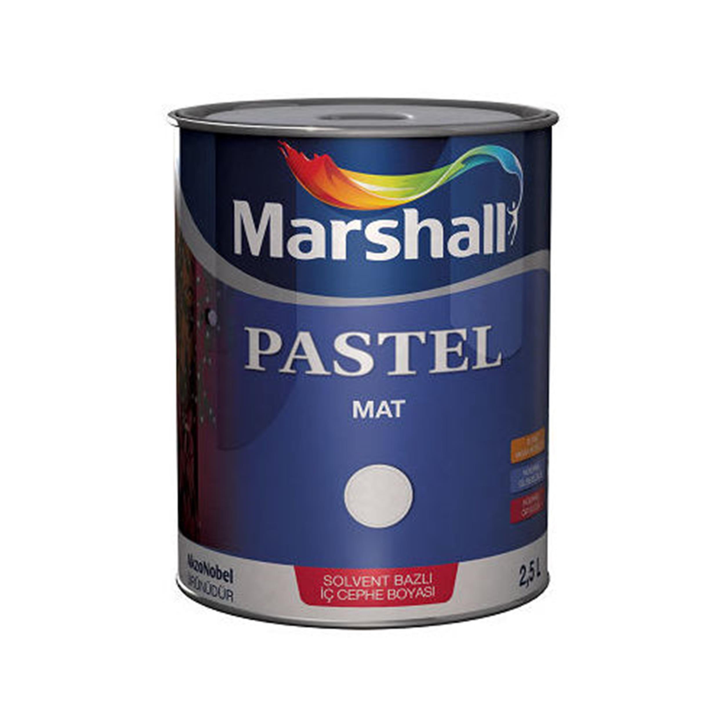 Marshall Siyah 2,5 Litre Mat Pastel Yağlı Metal Boyası (MARSHALL.5598992) |  Afeks Yapı Market