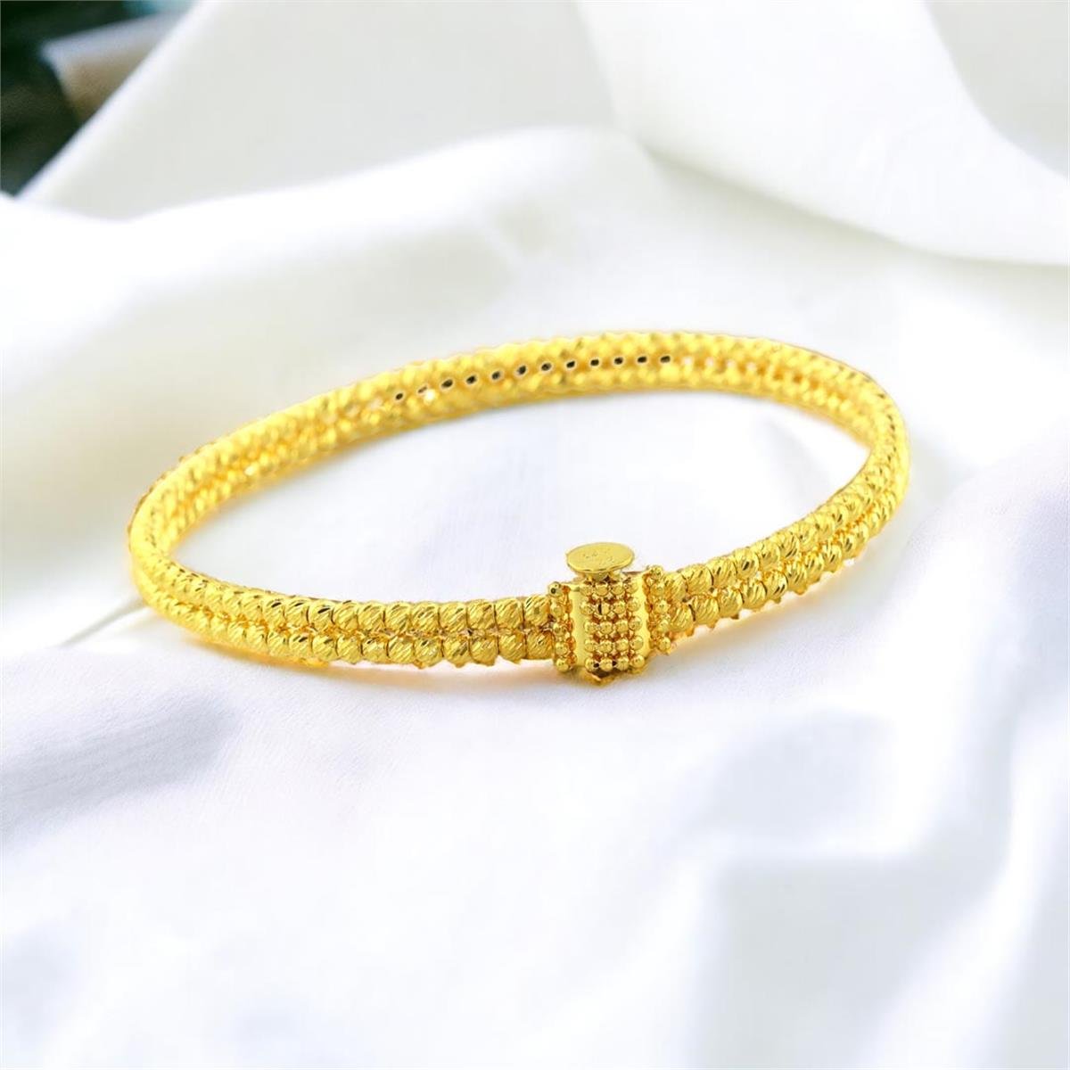 22 Ayar Altın Tasarım Bilezik - 0175654