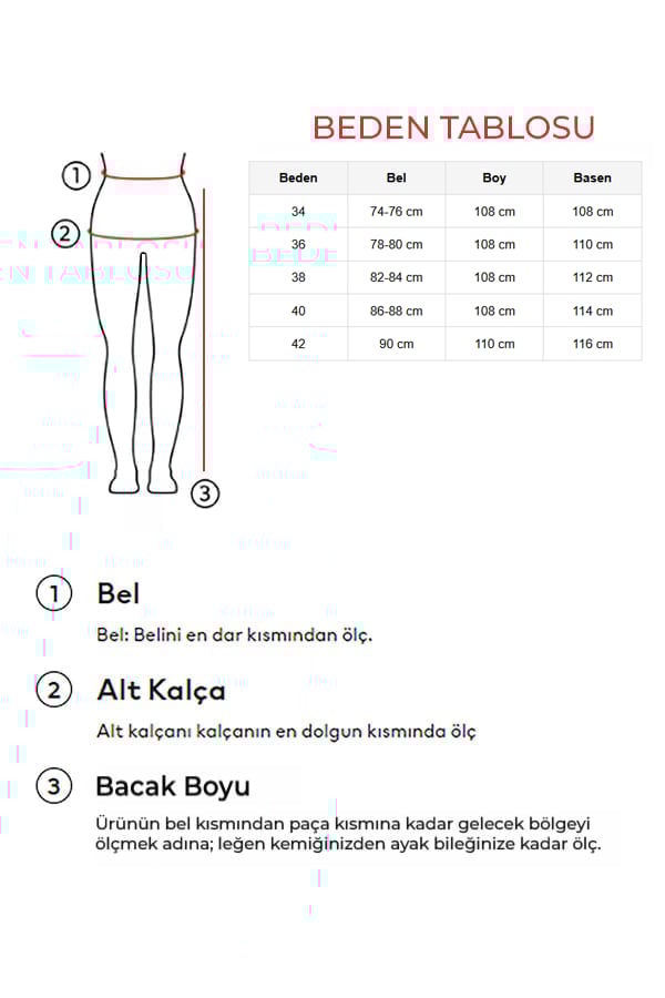 Antrasit Baggy Flare Jean Kalıp Bilgisi