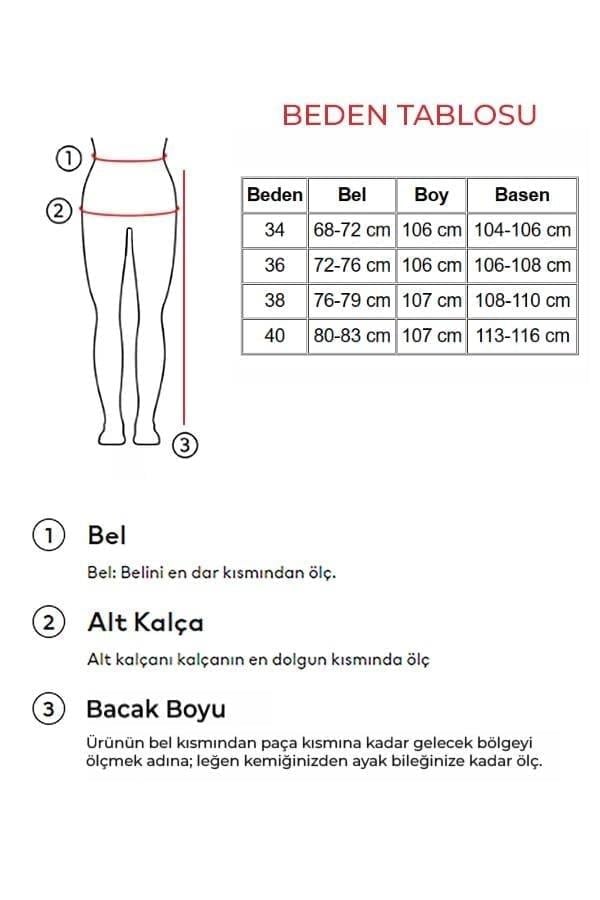 Mavi Skater Jean Kalıp Bilgisi