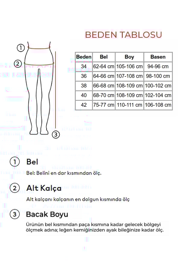 Mavi Skater Jean Kalıp Bilgisi