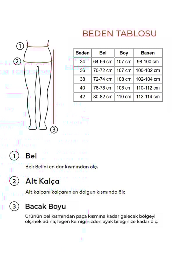 Mavi Skater Jean Kalıp Bilgisi