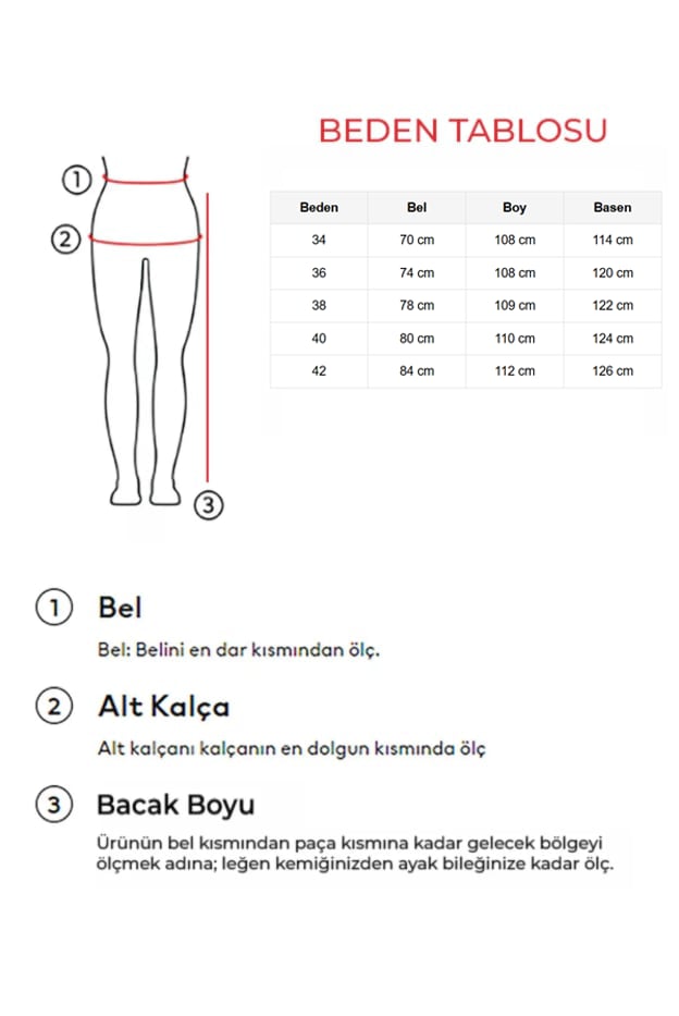 Mavi Skater Jean Kalıp Bilgisi