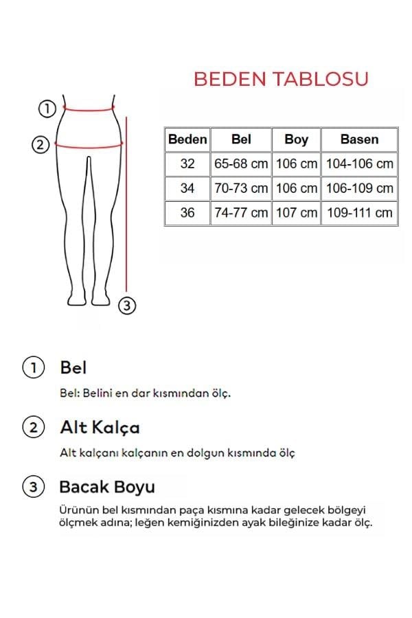Mavi Skater Jean Kalıp Bilgisi
