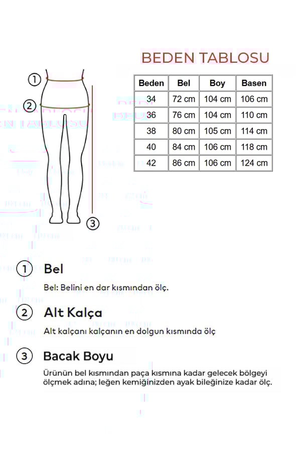 Mavi Skater Jean Kalıp Bilgisi
