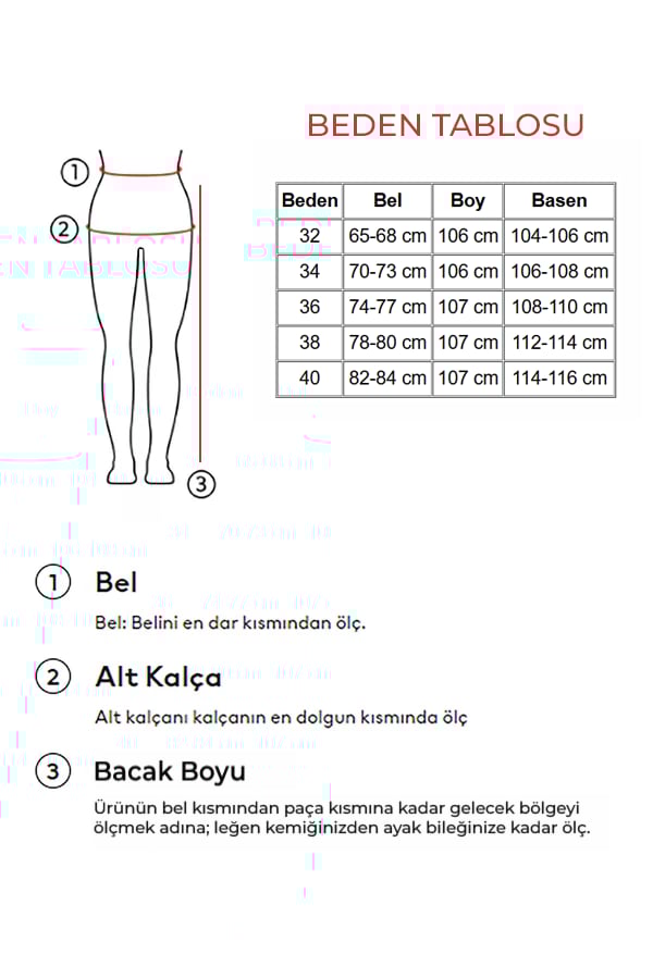 Mavi Skater Jean Kalıp Bilgisi