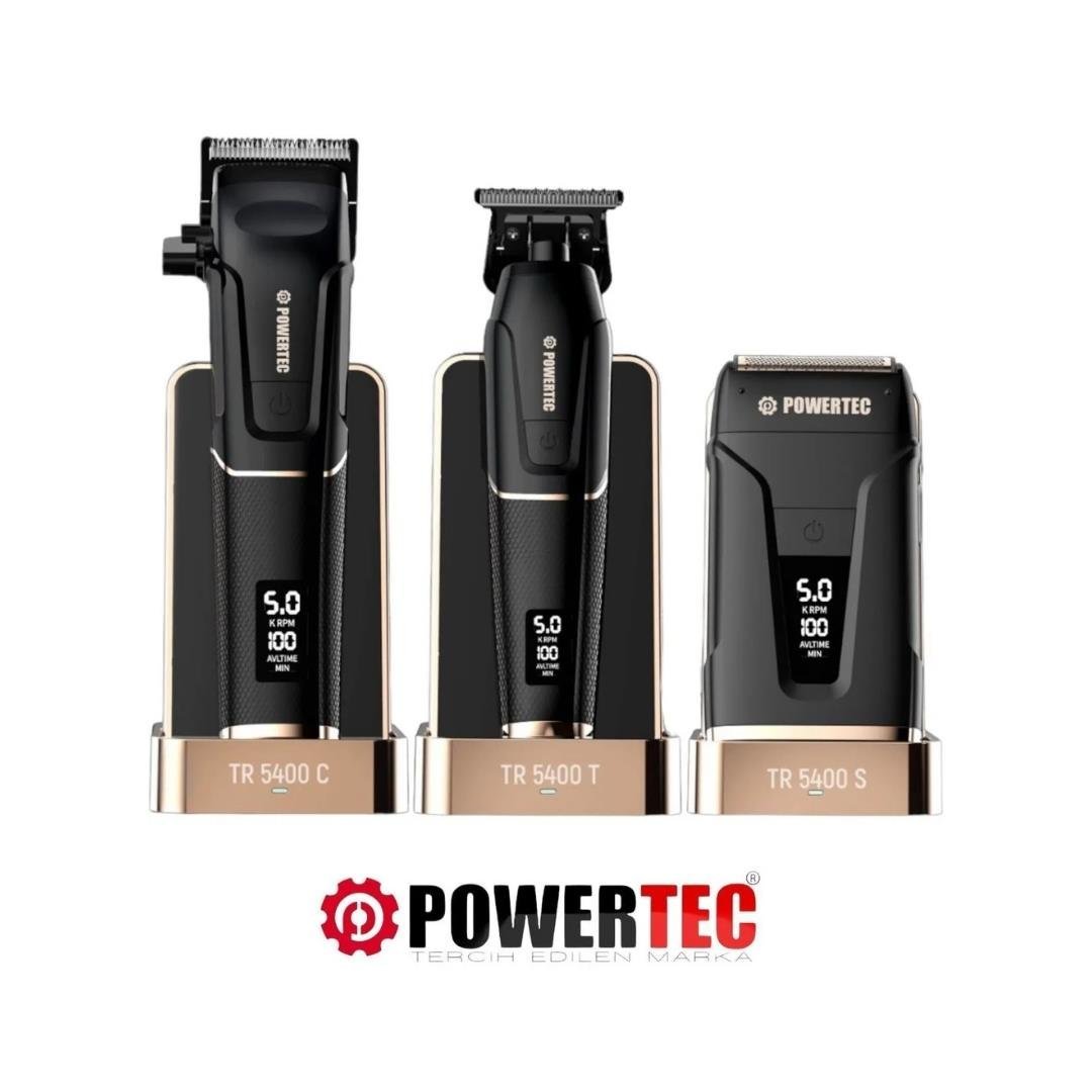 Powertec 3'lü Set TR-54006000836977042600083Saç Kesim & Tıraş