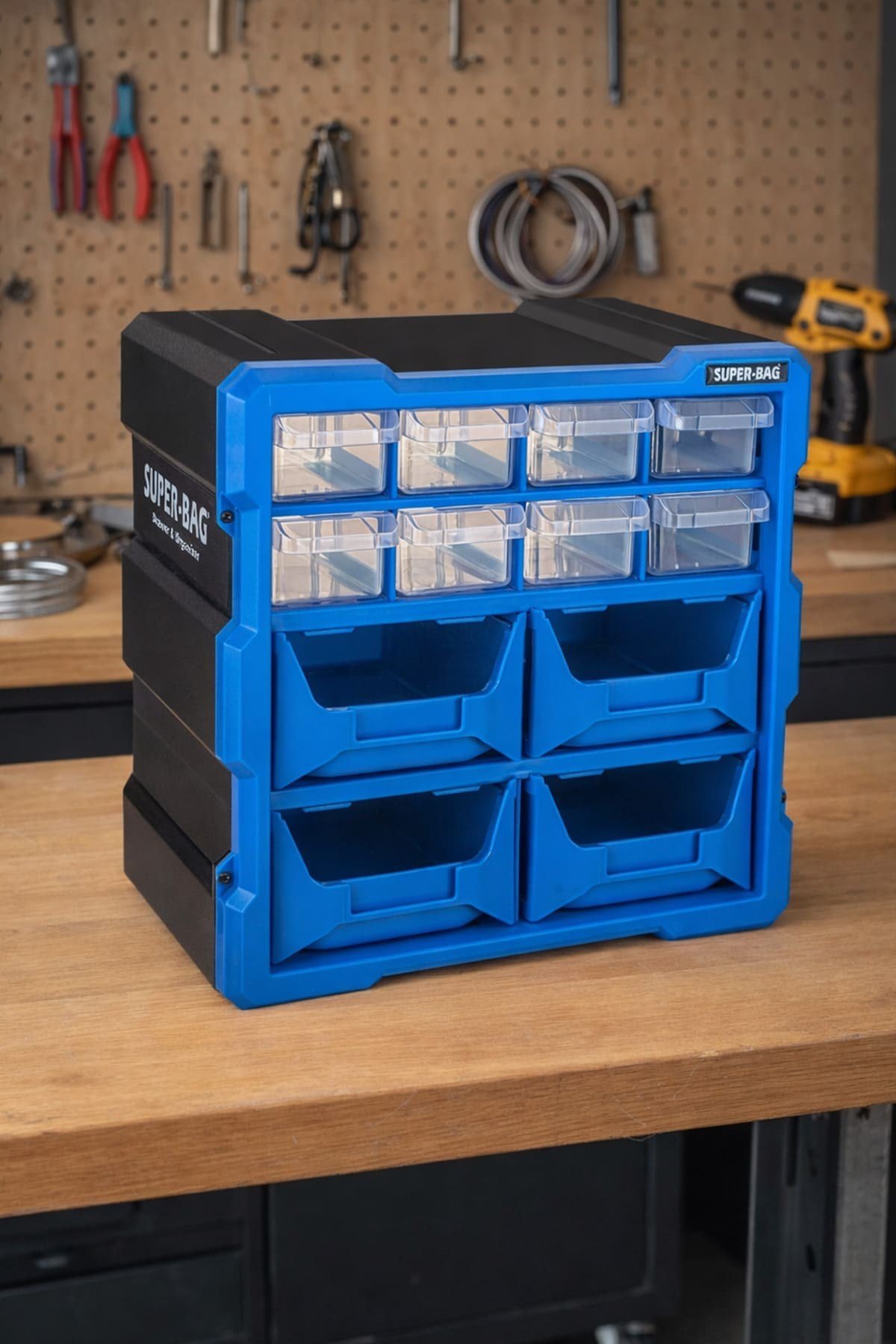 Super-Bag ASR-6009 Monoblok 12 Çekmeceli Organizer Seti