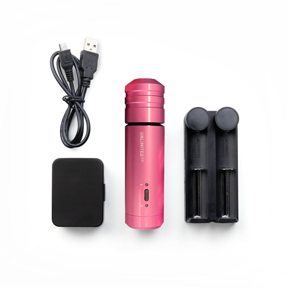 Cheyenne Sol Nova Unlimited 4.0 mm Pembe Kablosuz Dövme Makinesi