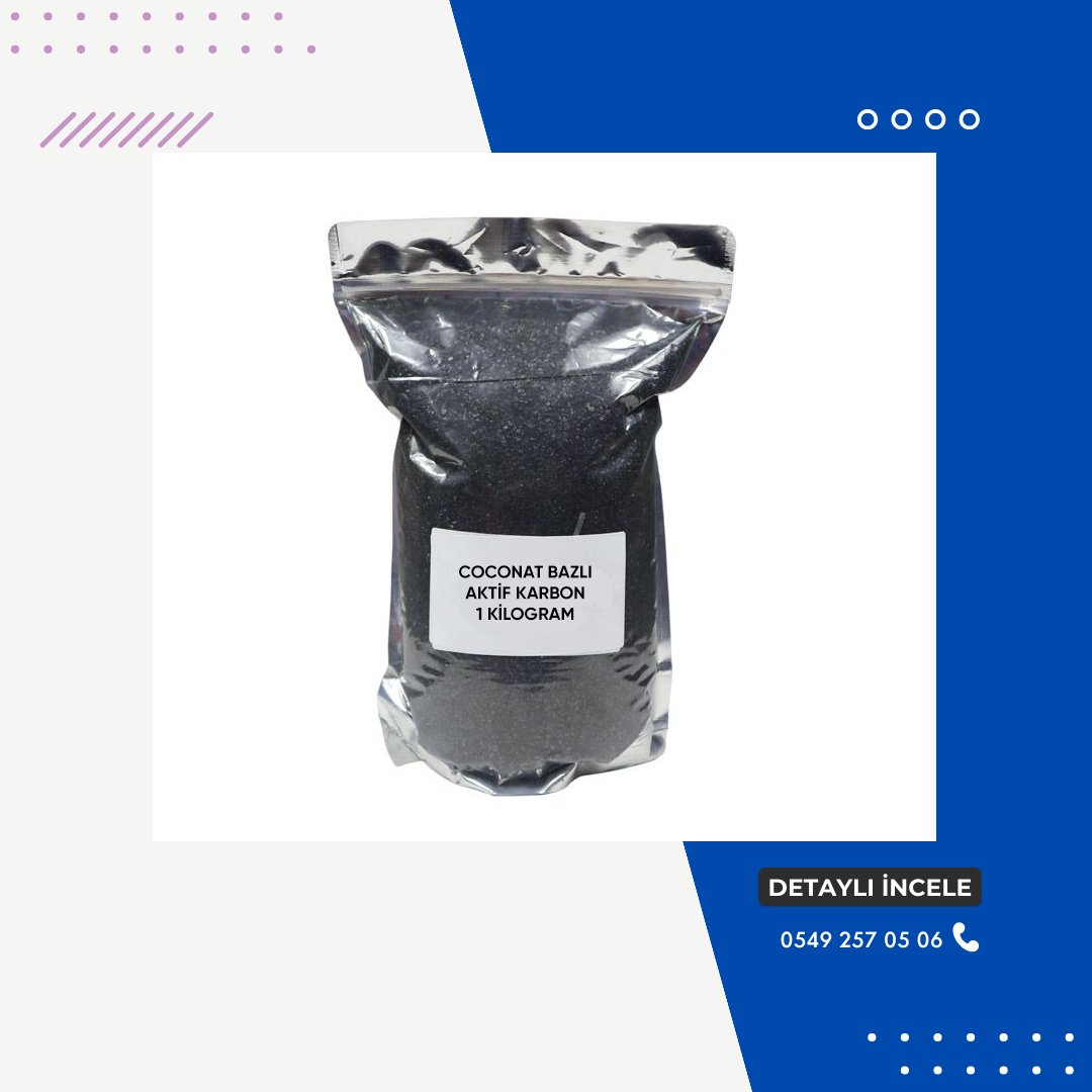 Coconat Bazlı Aktif Karbon 1 KG (1000 Gram)