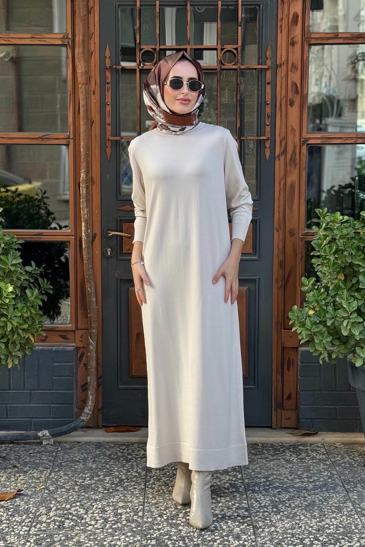 Nurcan Çetin Triko Elbise NO19 | Ekshibutik.com