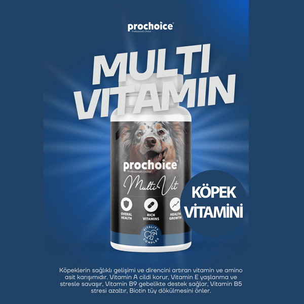 Prochoice Multi Vit Köpek Vitamini 60 Tablet