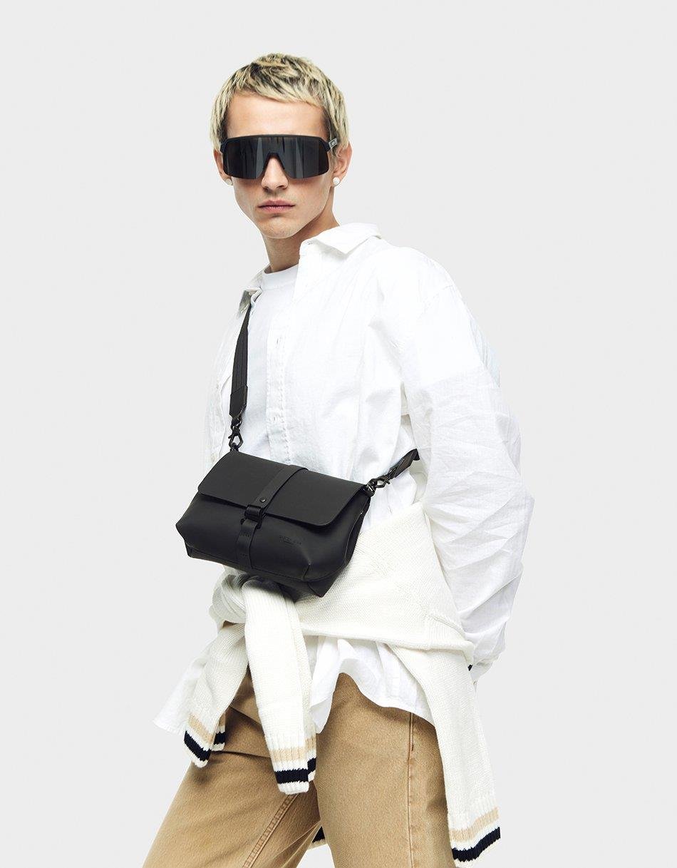 GASTON LUGA Spläsh Crossbody Bag ブラック ショルダーバッグ バッグ