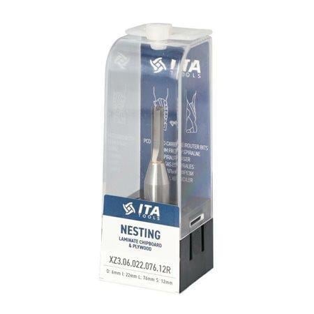 6X22X76 S:12 Z:3 KARBÜR FREZE BIÇAĞI (ROKET) xTool, Felder, Hammer